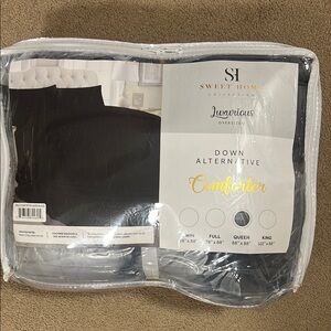 Sweet Home Black Down Alternative Comforter